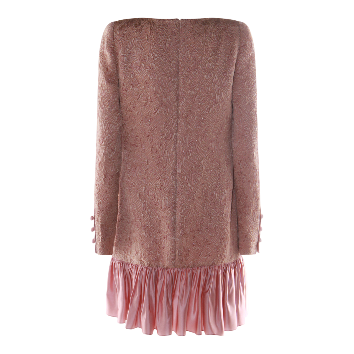 Floral Mini Dress with Ruffled Hemline