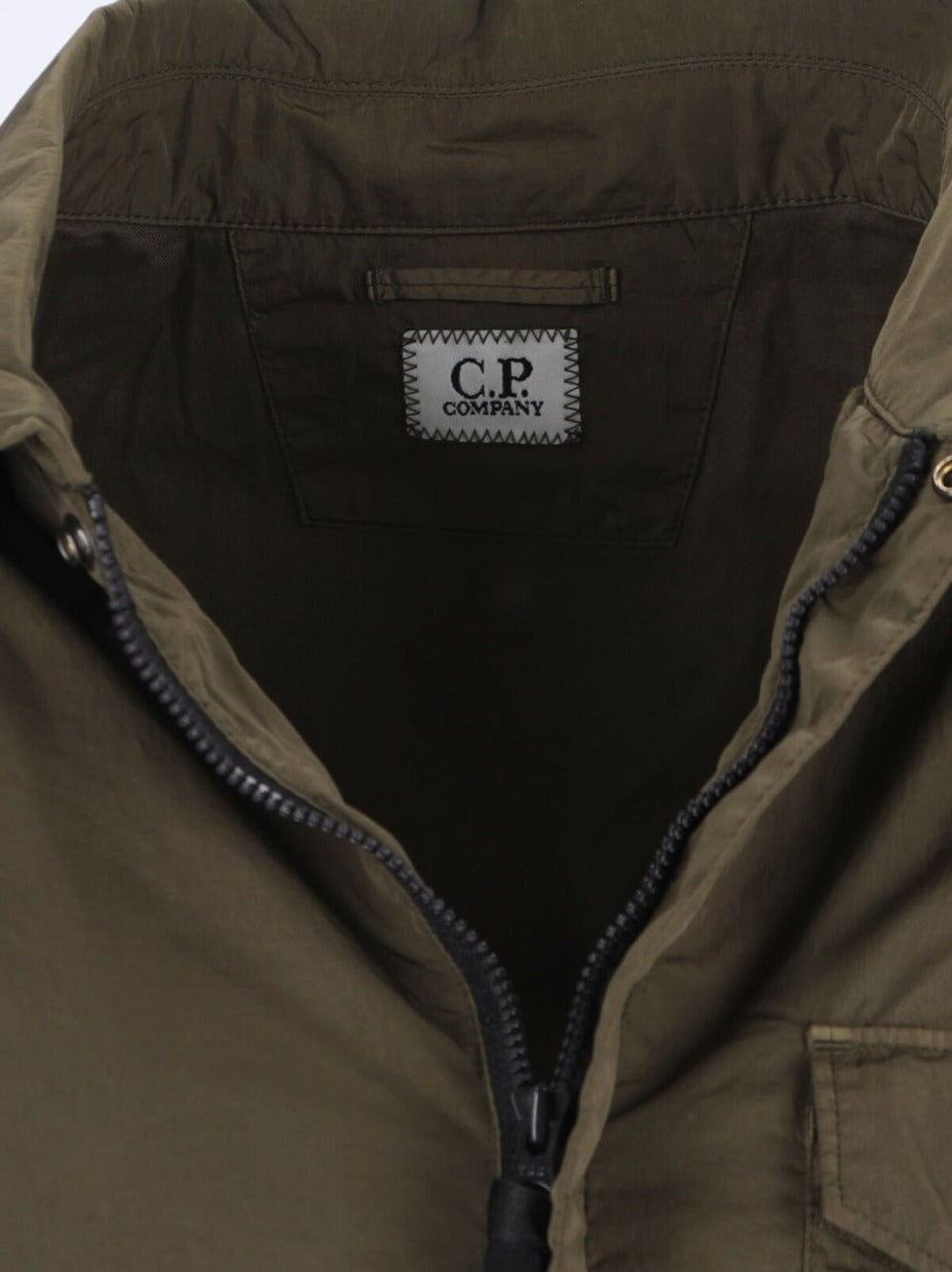 Logo Shirt Jacket – Green