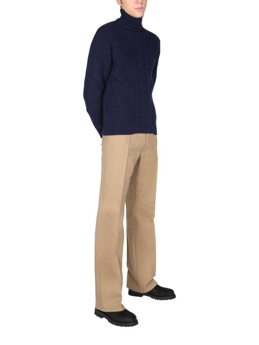Navy Blue Turtleneck Sweater