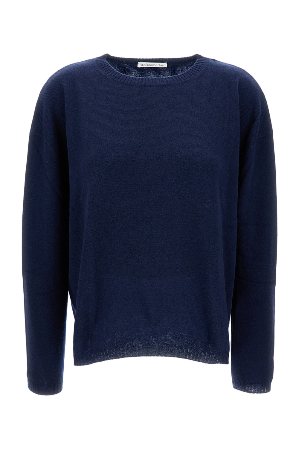 Classic Knit Sweater With Round Neckline