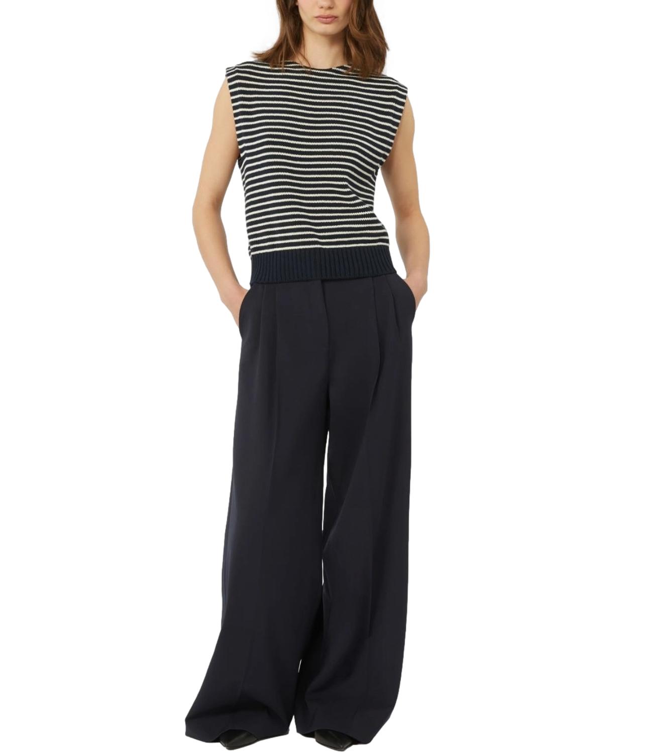 Blue Striped Wkdlanda Cotton Vest
