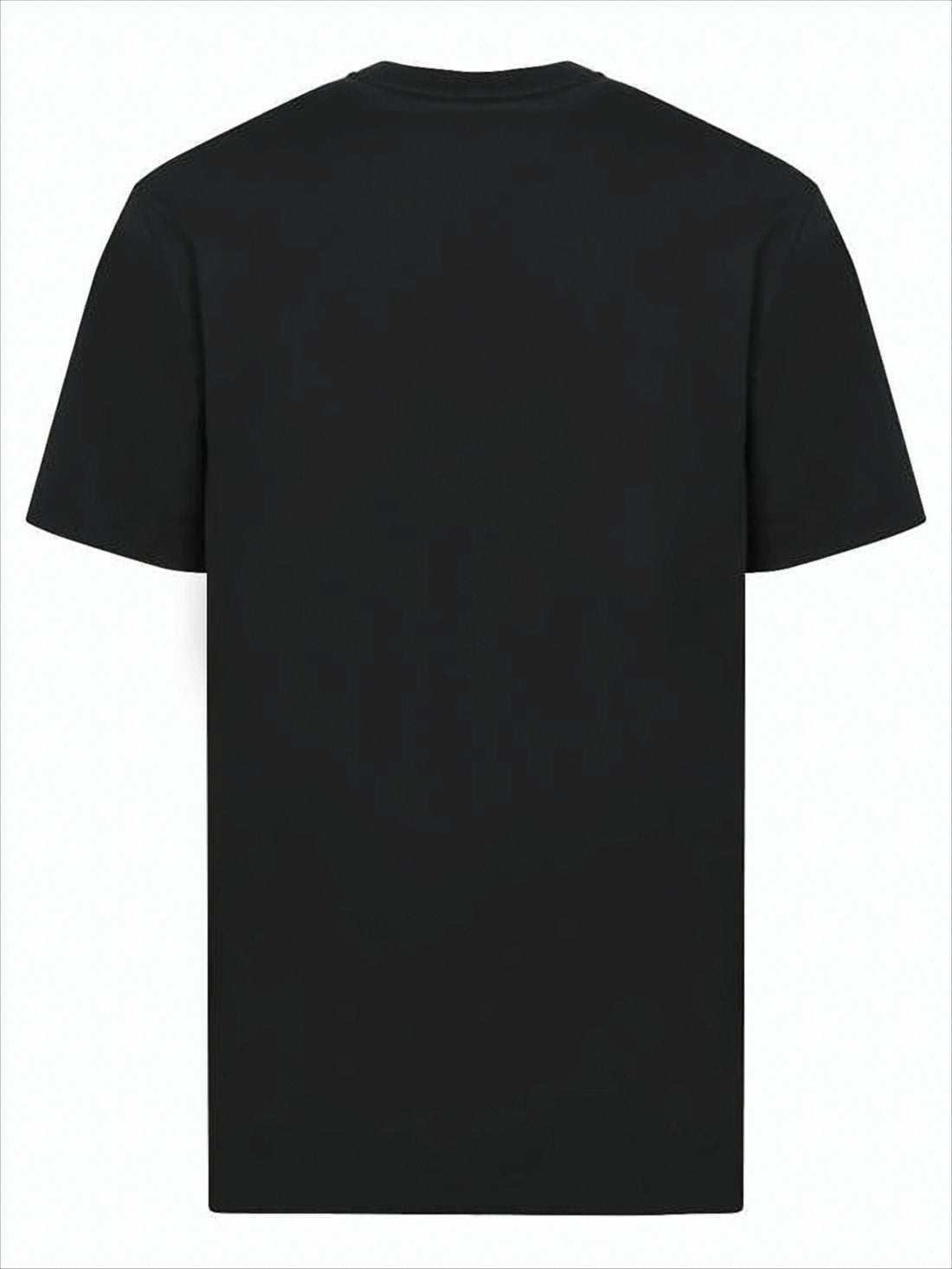 Short-Sleeved Cotton T-Shirt with Graphic Design