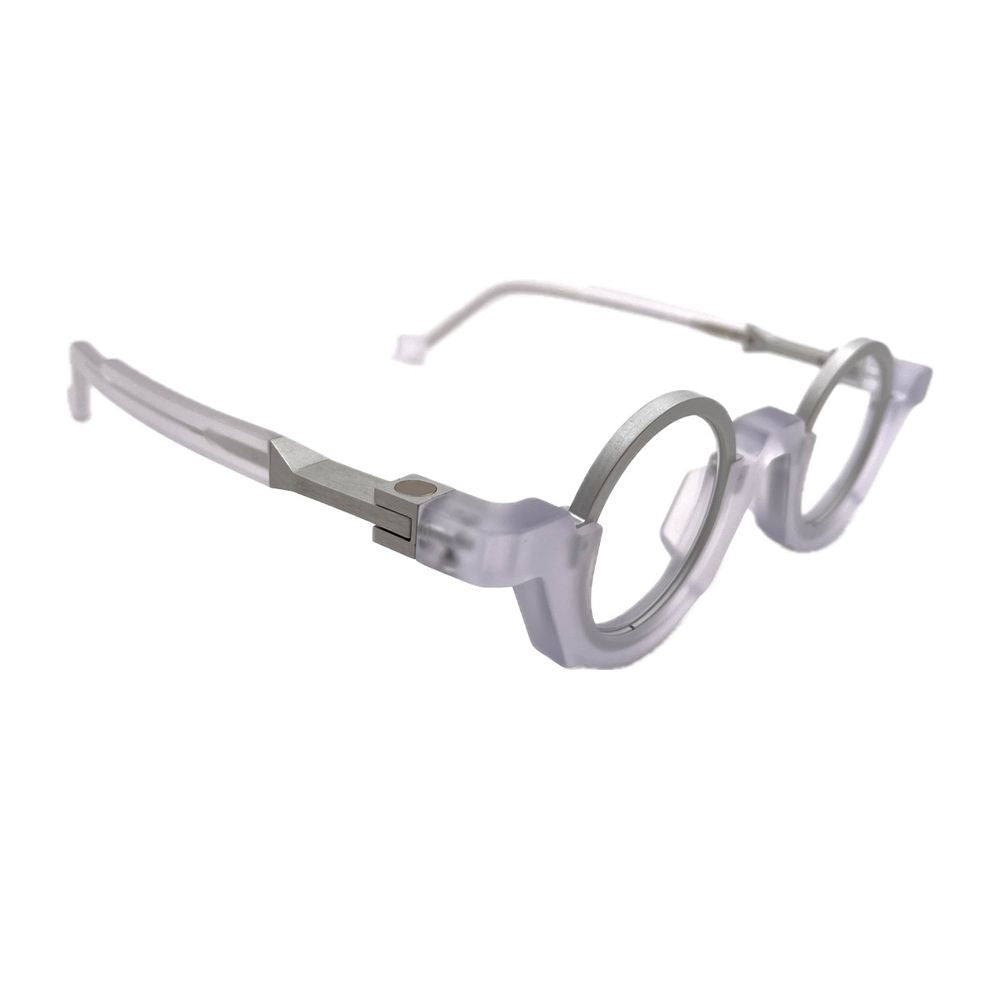 Wl0083 Architectural Round Frame Eyewear