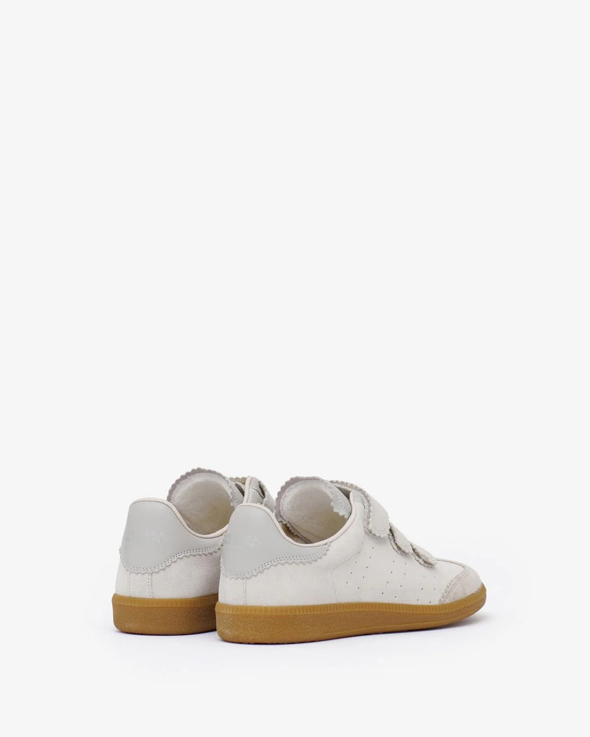 Low-Top Sneakers with Minimalist Design and Velcro Straps