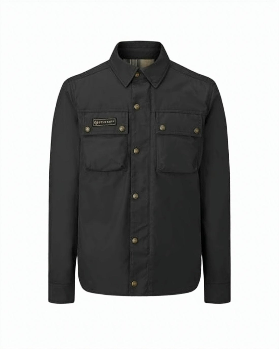 Structured Black Jacket with Classic Collar