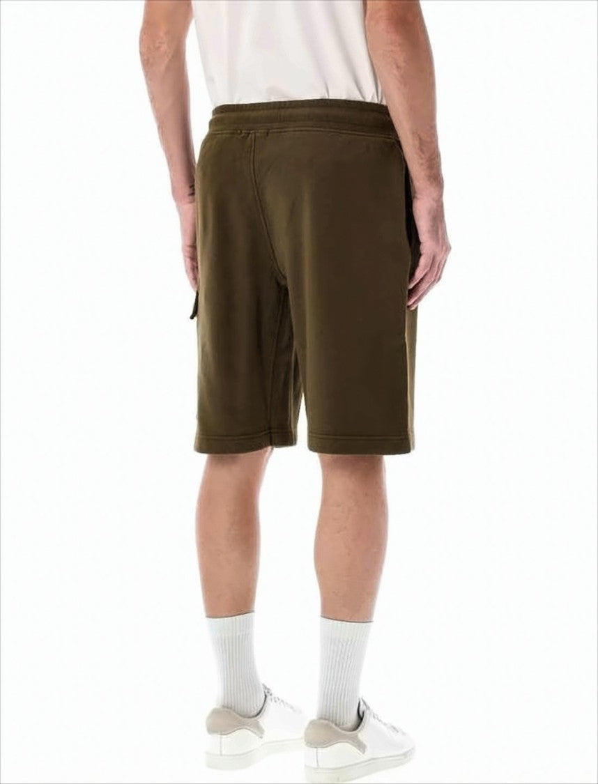 Relaxed Fit Cargo Shorts with Flap Pocket Detail