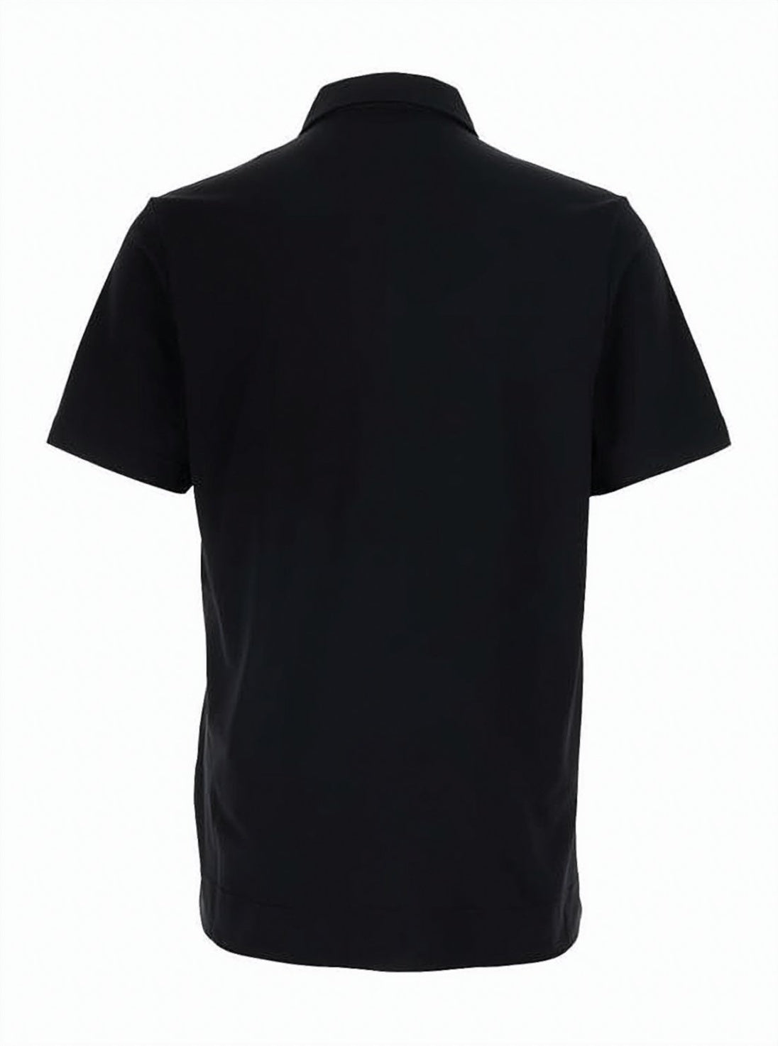 Short-Sleeve Polo Shirt with Traditional Collar