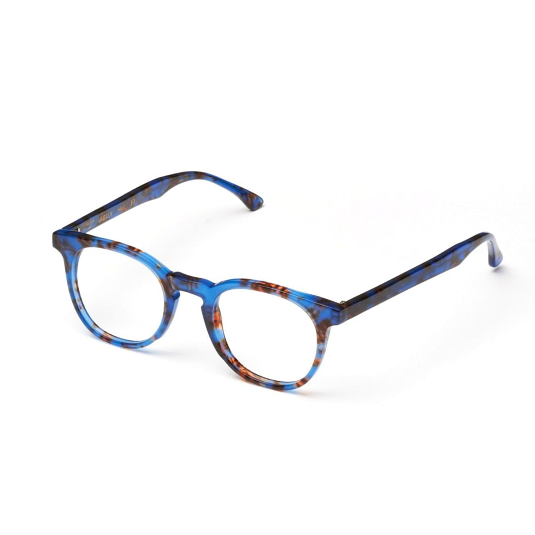 Kuba Translucent Blue and Tortoiseshell Cat-Eye Sunglasses
