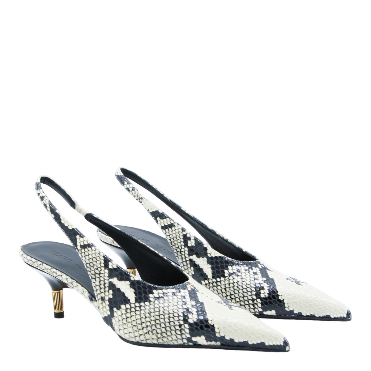 Refined Pointed Toe Slingback Heels