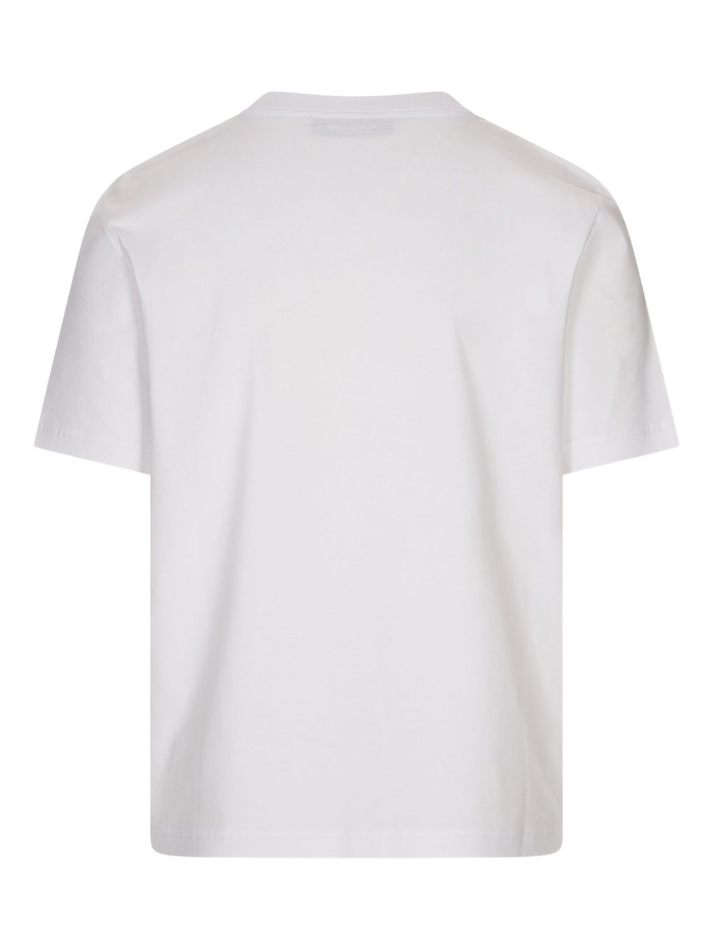 Crew Neck White Cotton T-Shirt