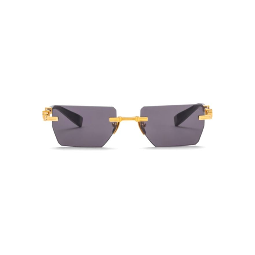 Pierre Rimless Sunglasses with Gold-toned Detailing
