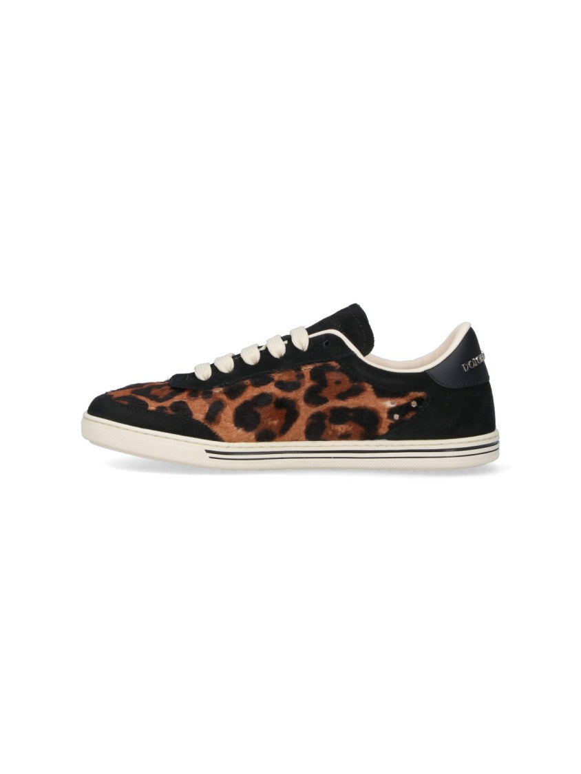 "Saint Tropez" Sneakers – Brown Leopard Print