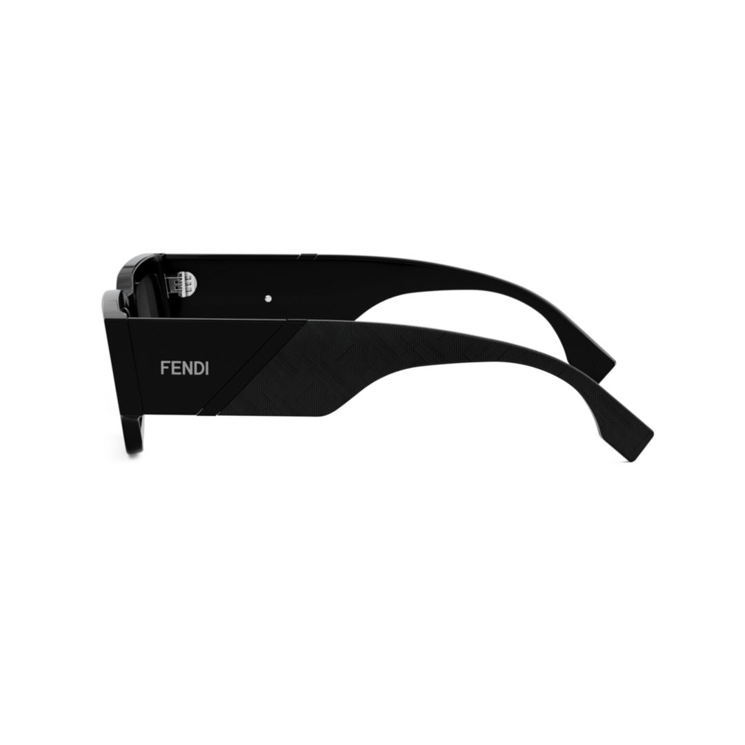 Fe40131i Bold Rectangular Acetate Sunglasses