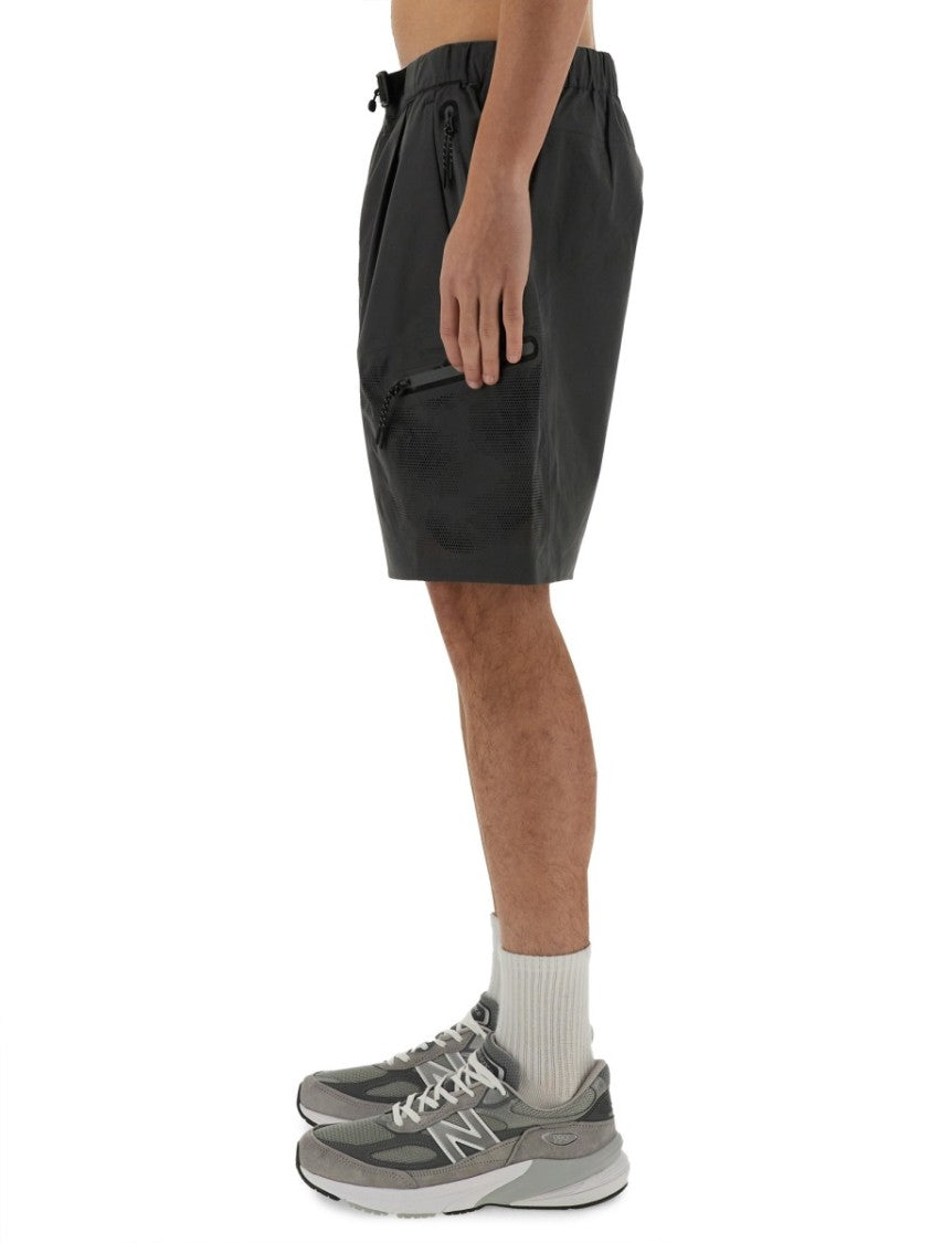 Shorts With Laser-Cut Design