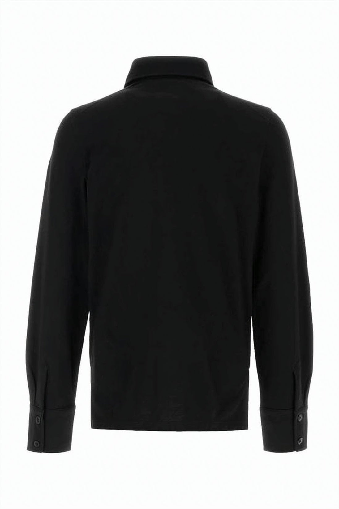 Long Sleeve Polo Shirt with Classic Collar