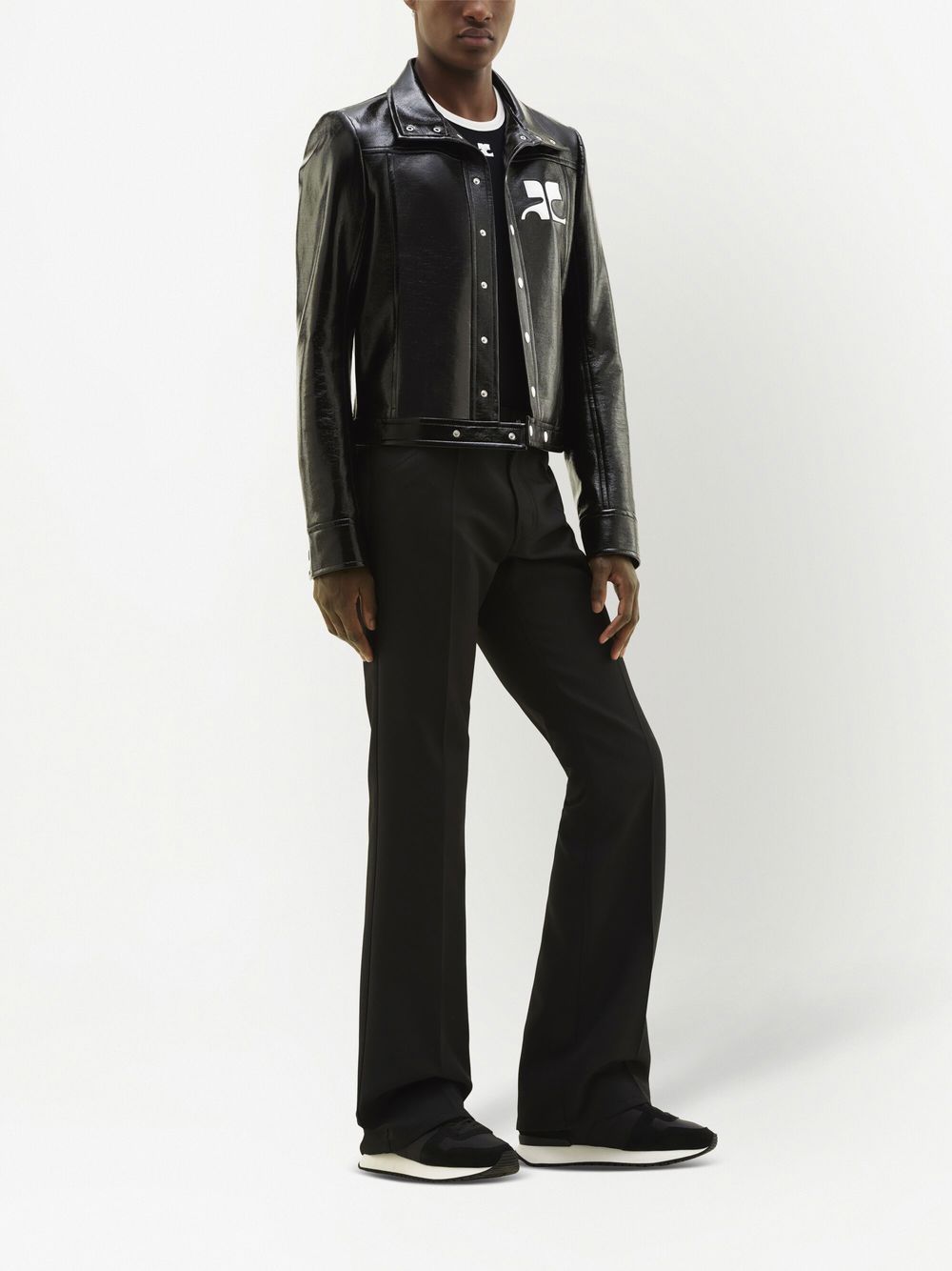 Cropped Jacket with Structured Silhouette
