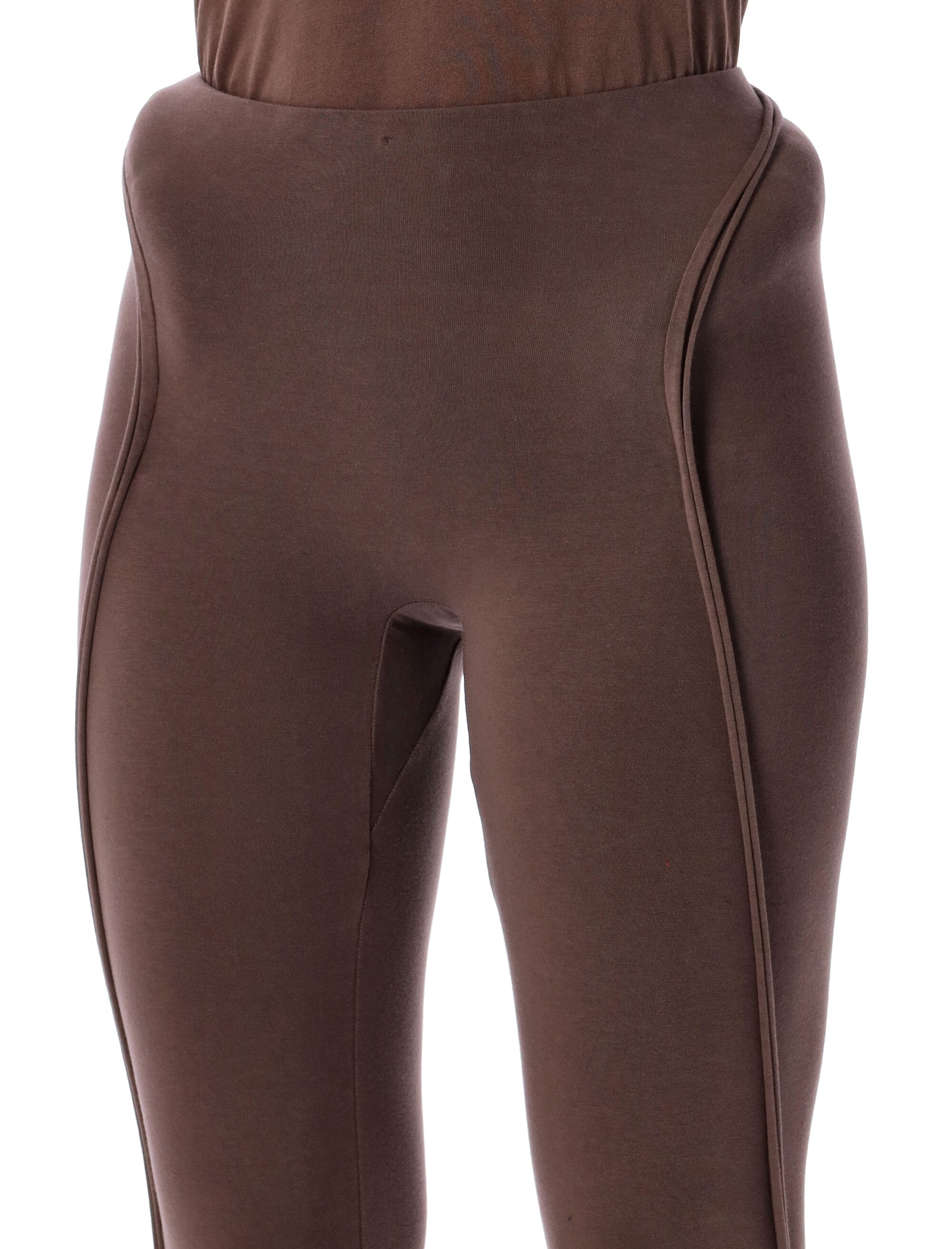 Sculpted Hip Brown Organic Cotton Leggings