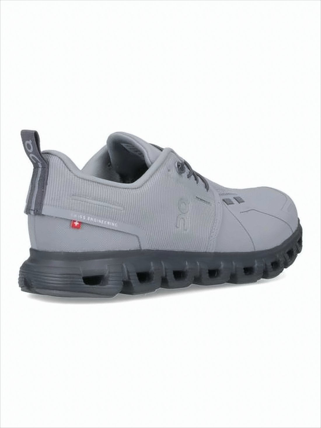 Waterproof Grey Sneakers with Recycled Polyester Upper