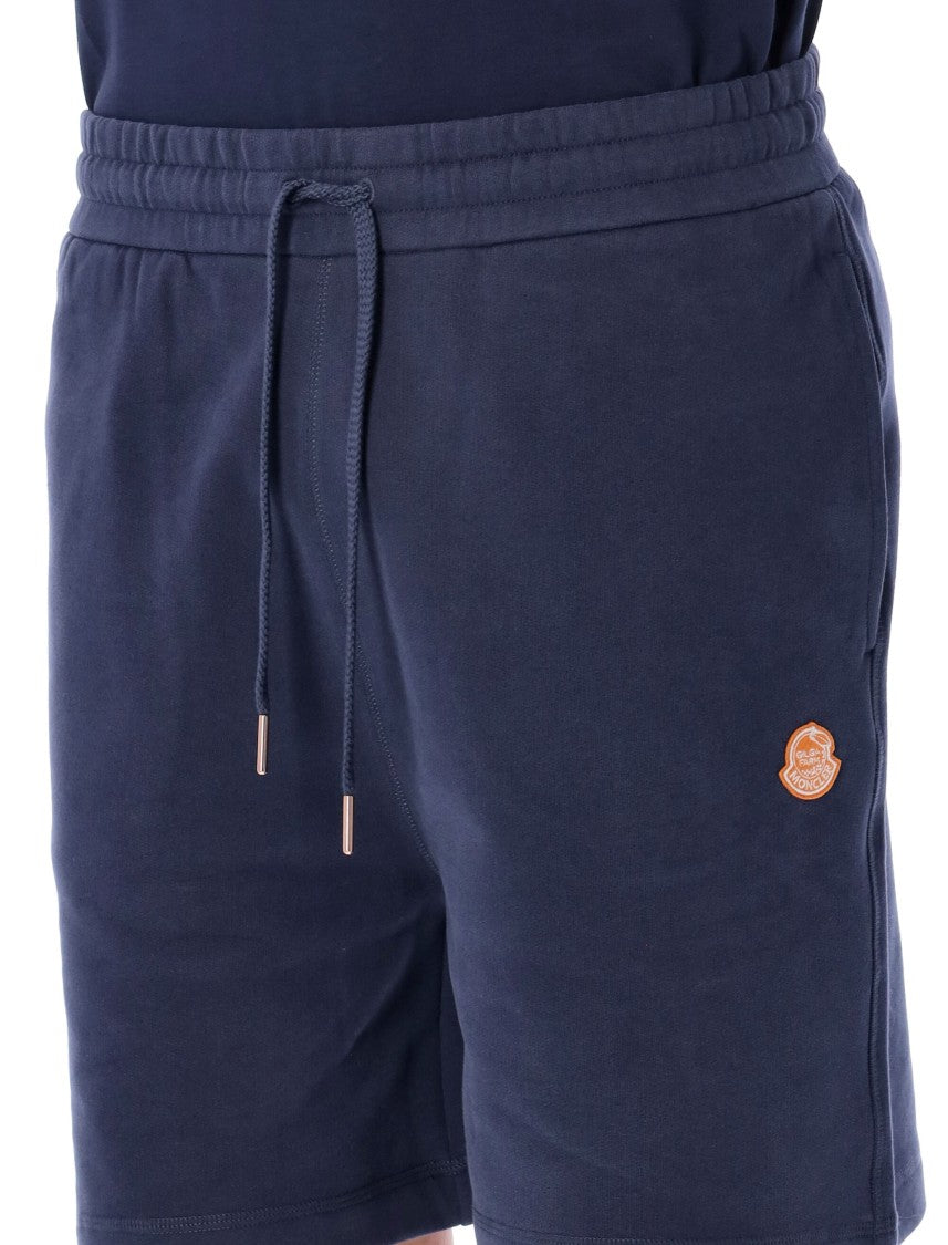 Cotton Sweatshorts With Adjustable Waistband And Convenient Pockets