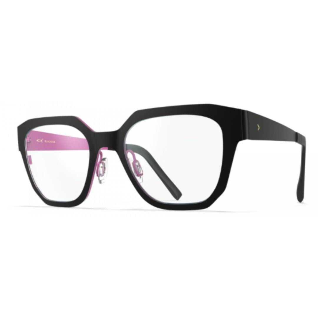 Bf1051 Sitka Geometric Black Beta-Titanium Eyeglasses with Comfortable Temples