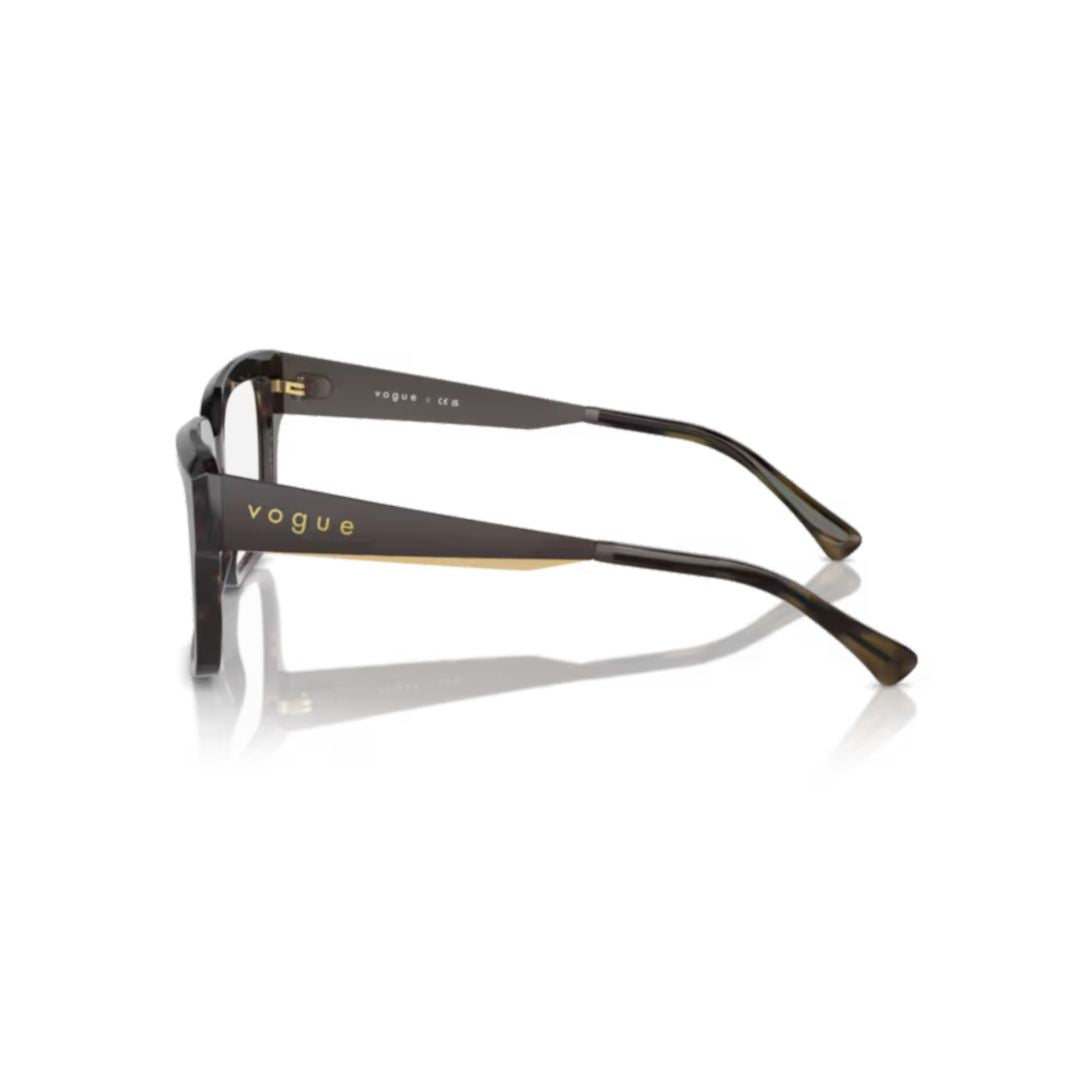 0vo5559 Square Tortoiseshell Frame Eyeglasses