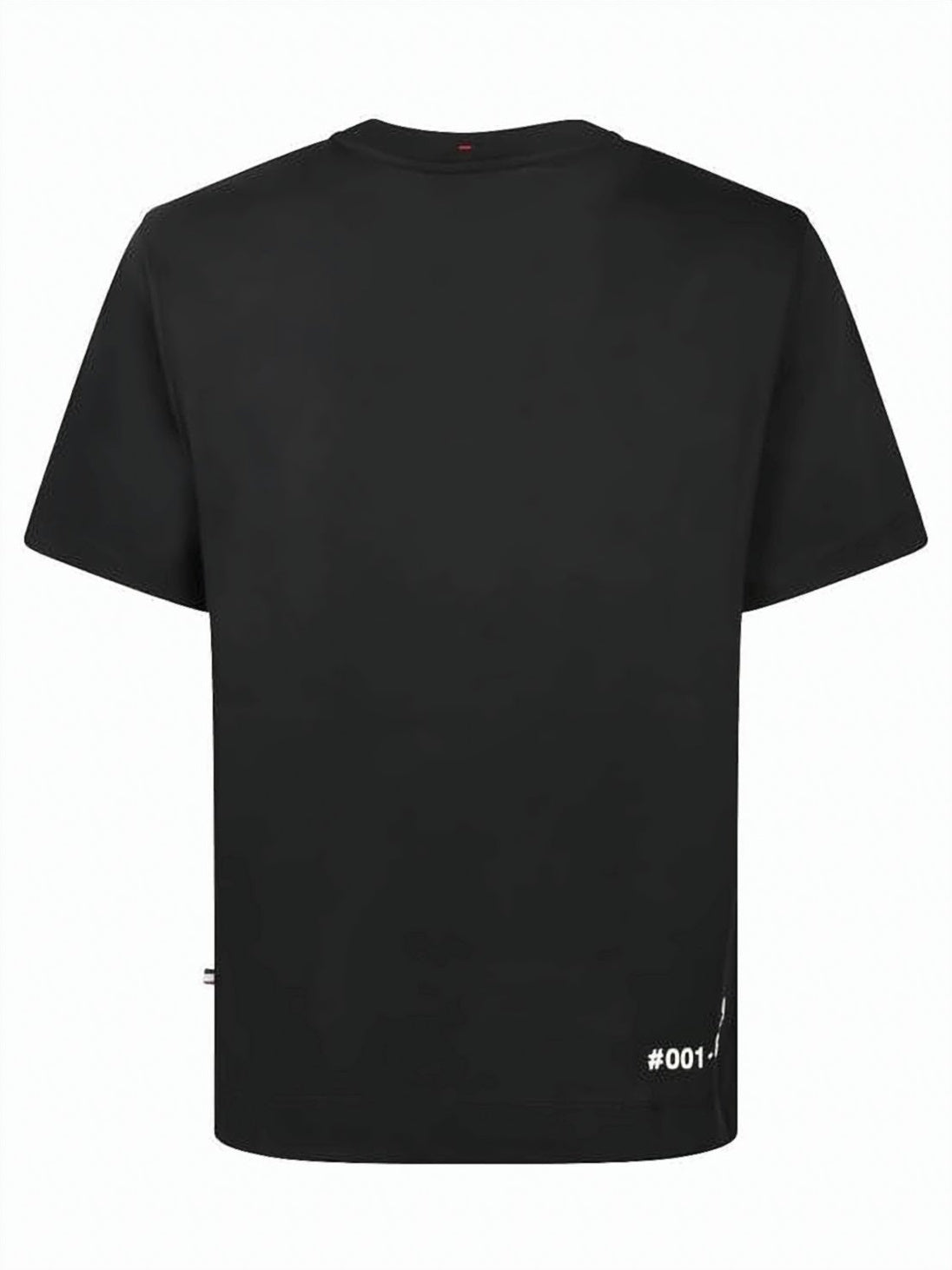 Cropped Black Short-Sleeve Moncler T-Shirt