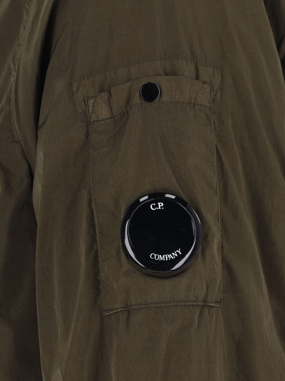 Logo Shirt Jacket – Green