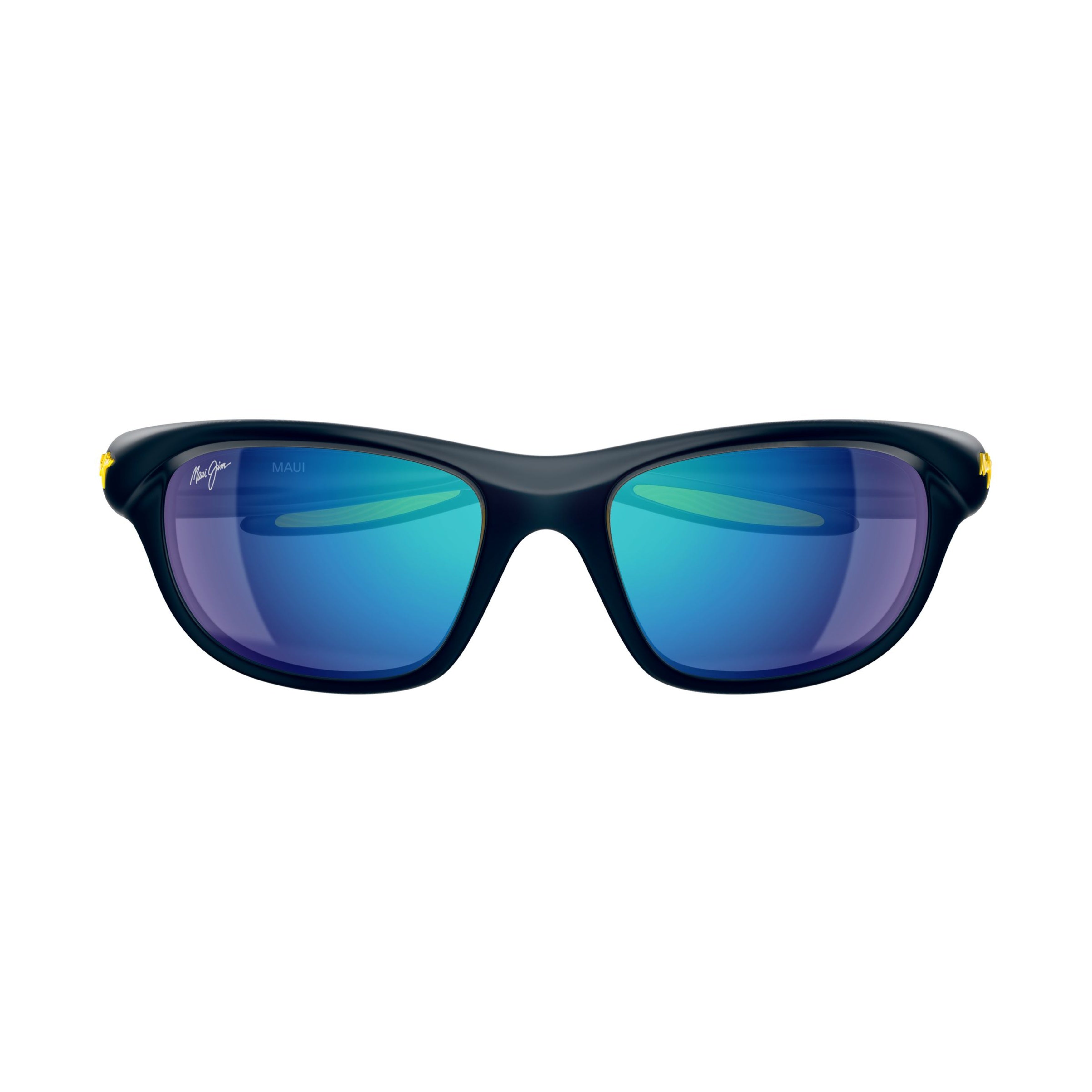 Haulani Wraparound Sunglasses with Gradient Reflective Lenses
