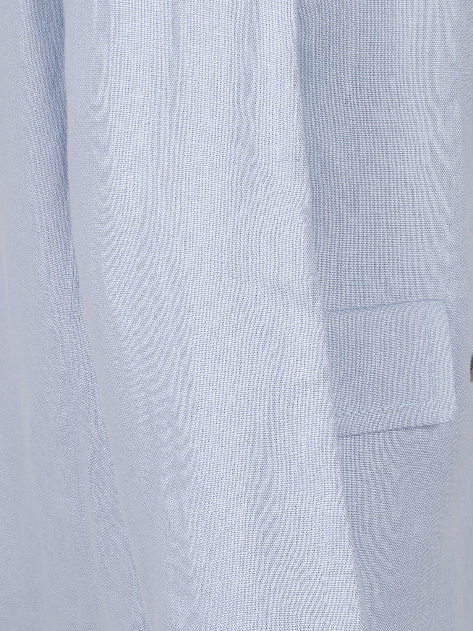Light Blue Double-Breasted Blazer