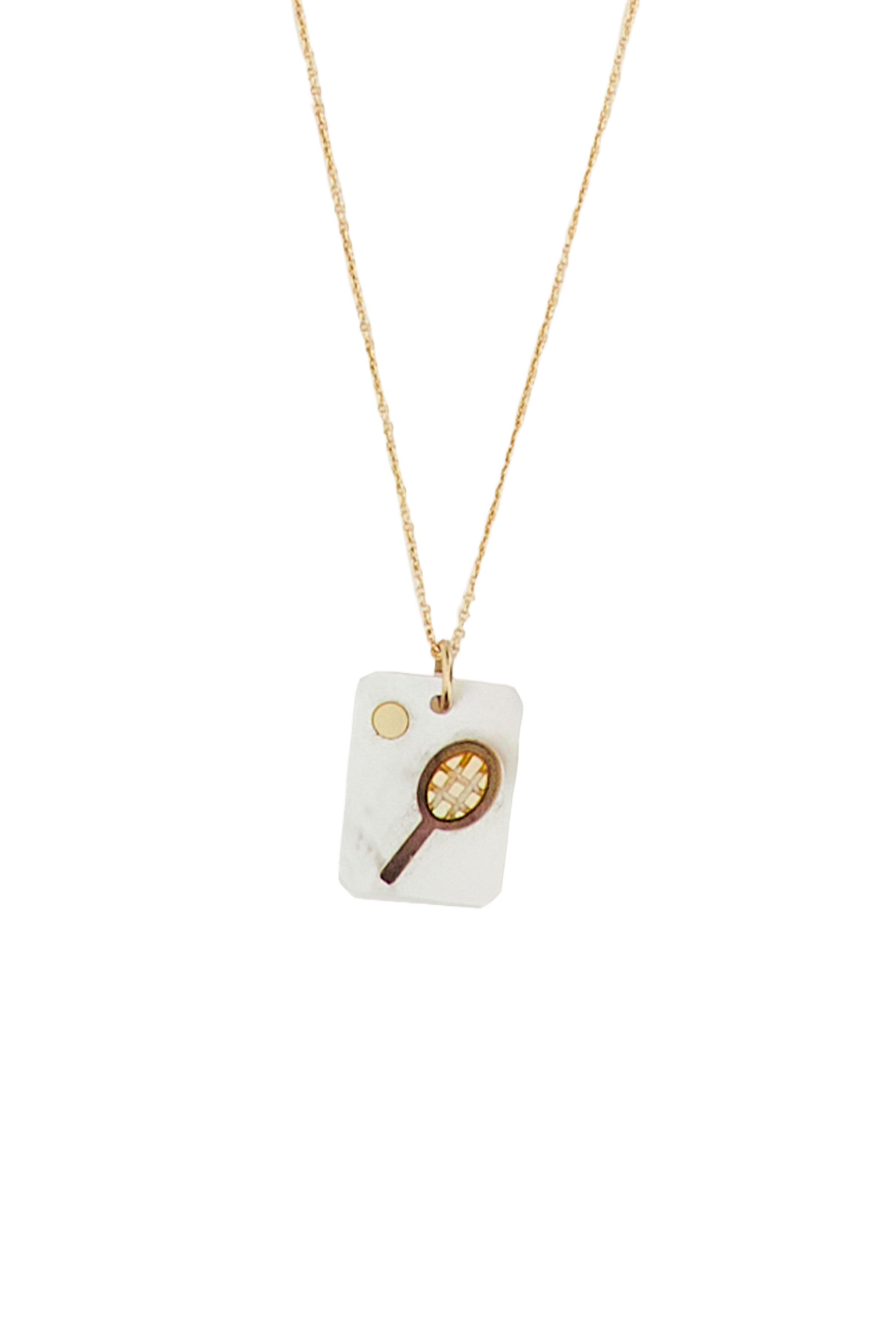Yellow Gold Cameo Perla Necklace