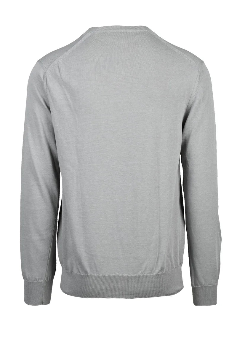 Crew Neck Sweater - Grey