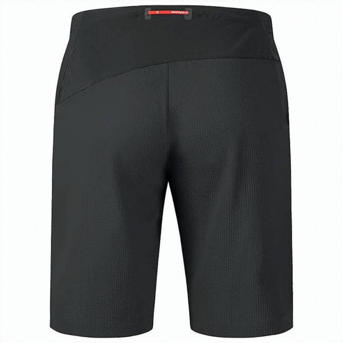 Mid-Length Shorts with Textured Fabric and Zippered Pockets