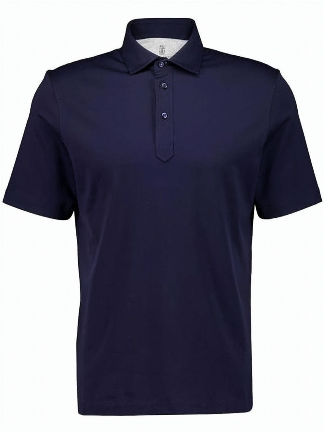 Short-Sleeve Polo Shirt with Traditional Collar
