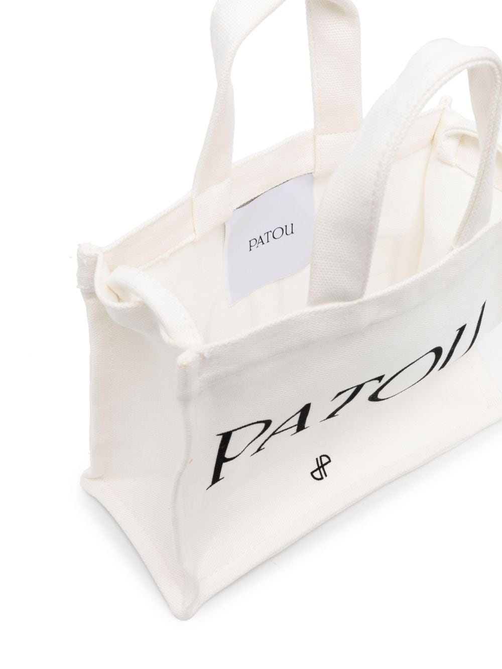 Logo-Print Canvas Tote Bag