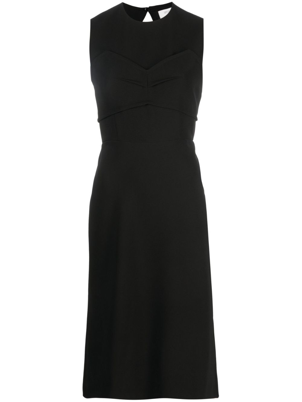 Black Mirto Sleeveless Cut-Out Midi Dress