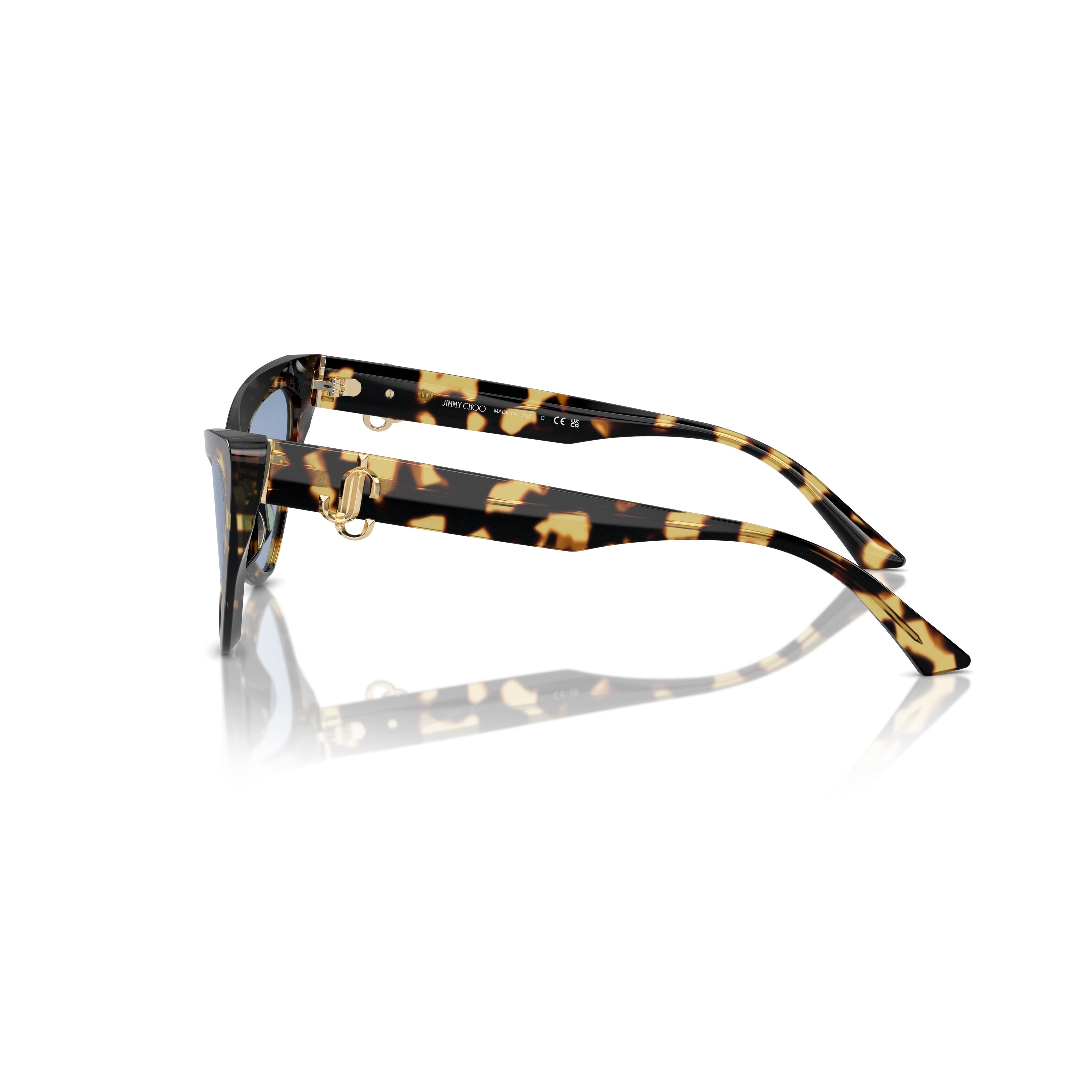 0jc5008 Bold Tortoiseshell Cat-Eye Sunglasses