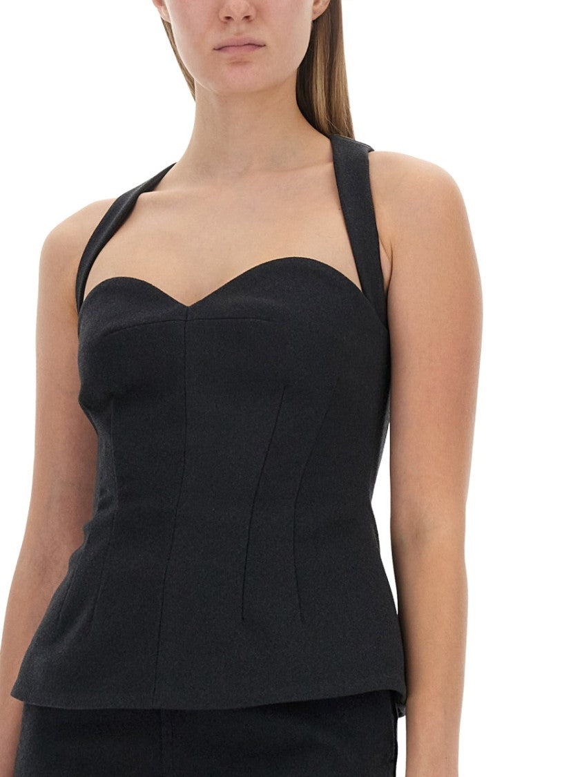 Bustier Top With Sweetheart Neckline