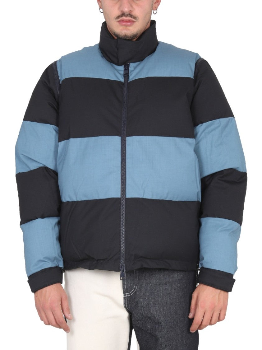 Puffer Jacket With High Collar