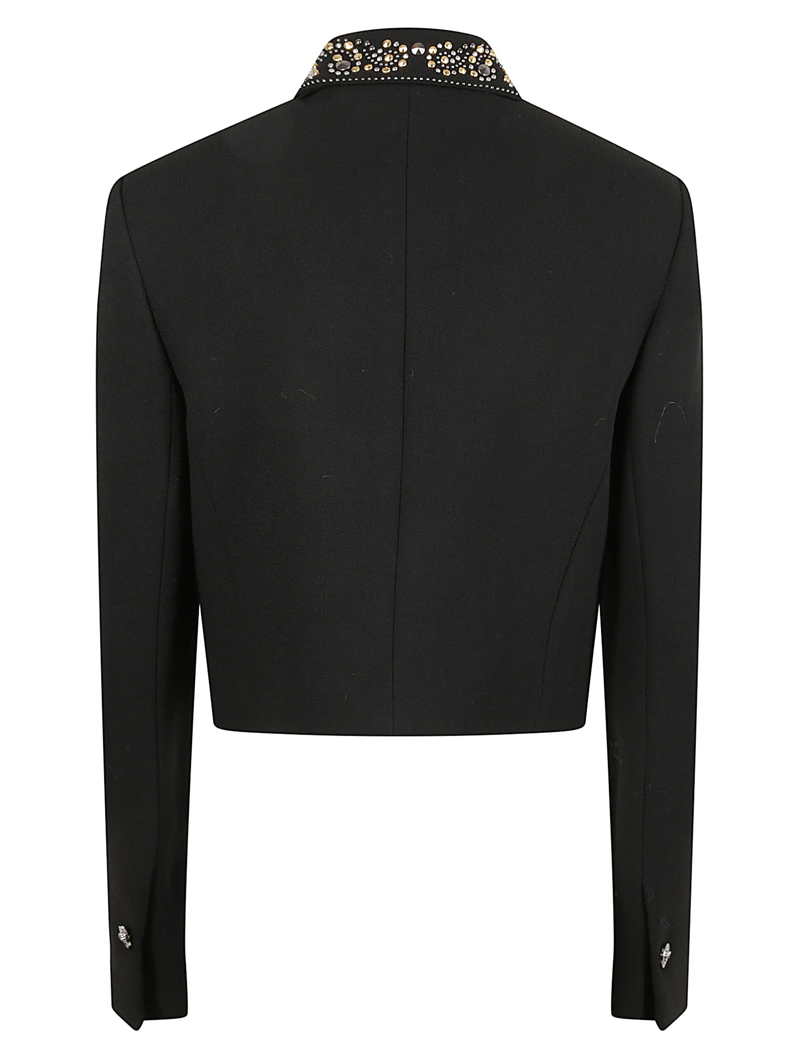 Lightweight Double Wool Crepe Short Jacket