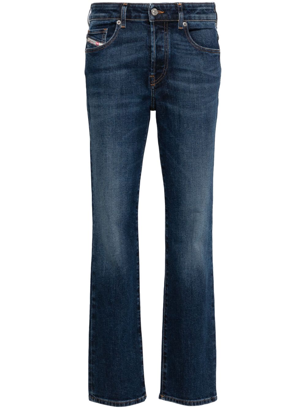 Indigo Blue Straight-Leg Jeans