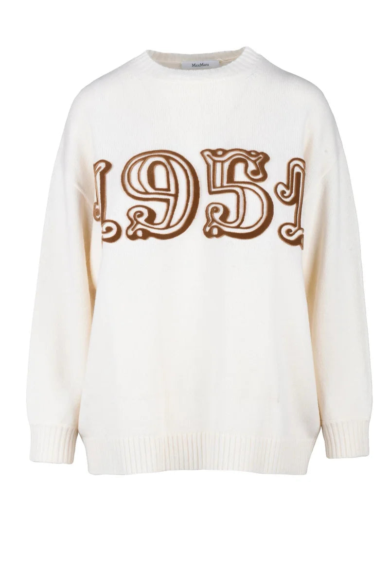 Fido1 Loose Sweater - White