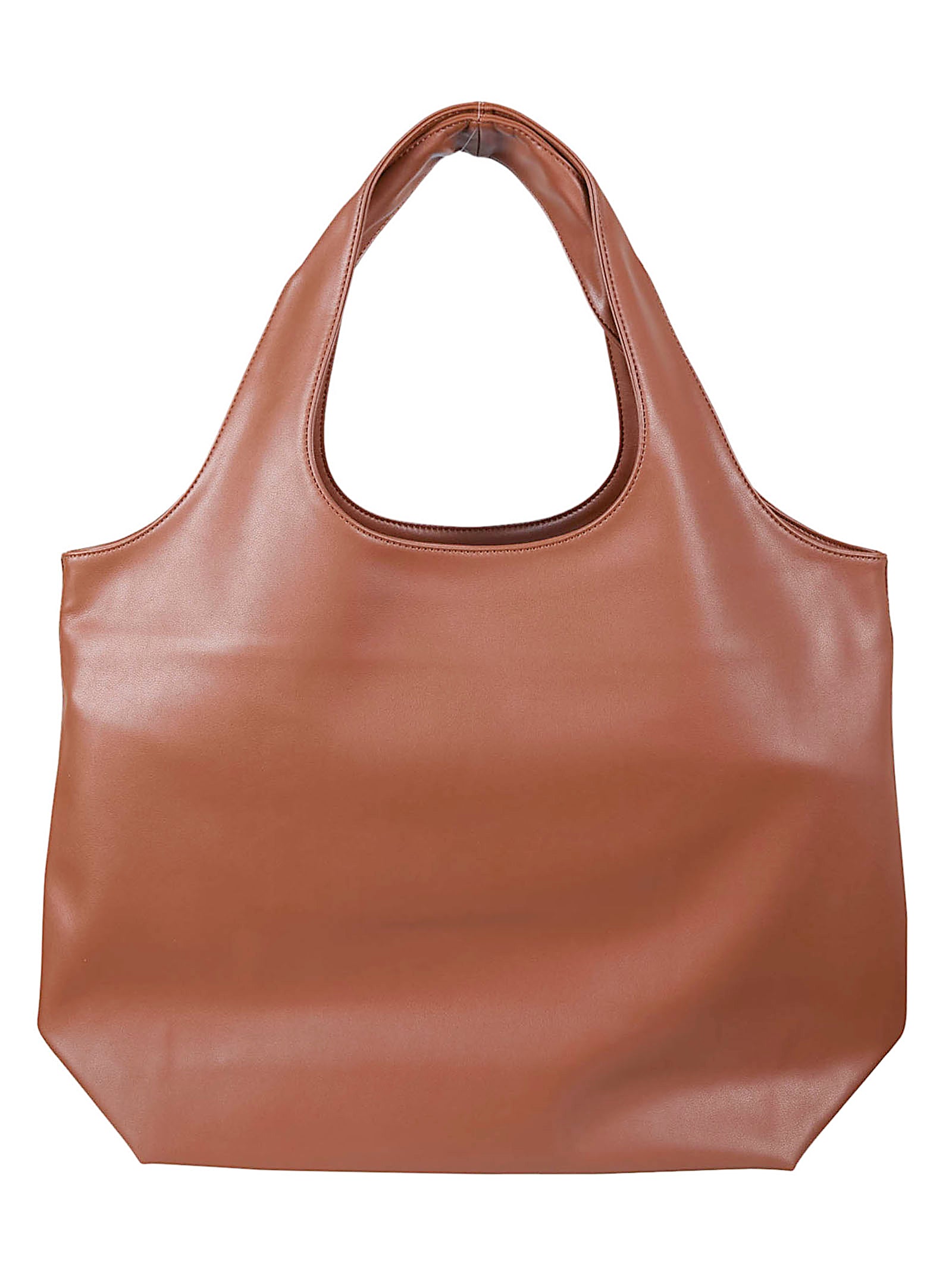 Recycled Leather-Effect Tote Bag
