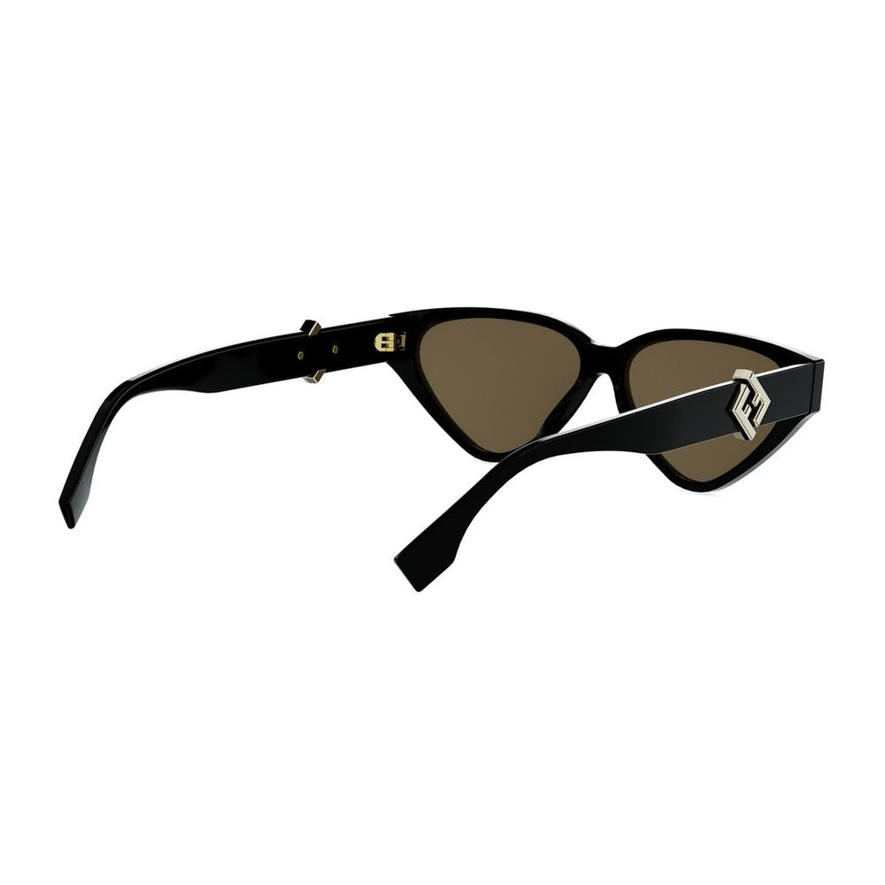 Ff Diamonds Triangular Cat-Eye Sunglasses
