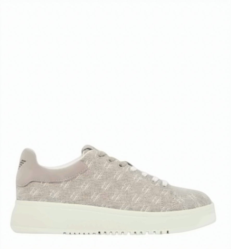 Logo Print Canvas Sneakers