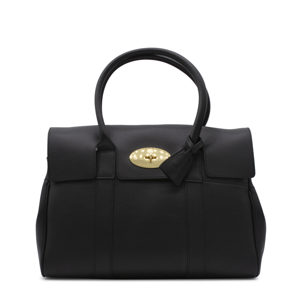 Black Leather Bayswater Bag