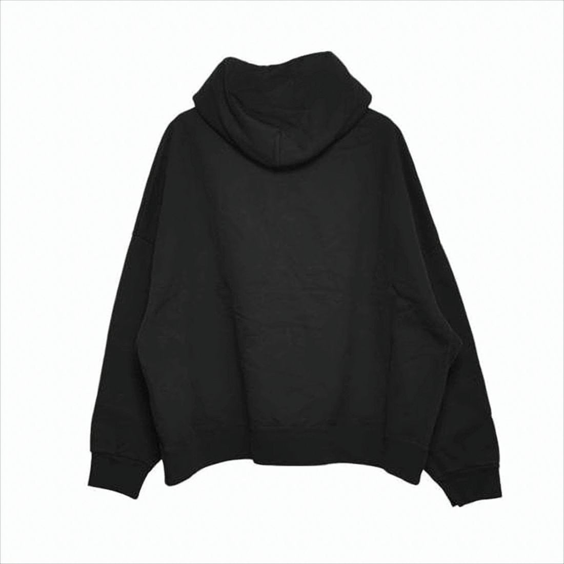 Relaxed Fit Black Hoodie With Bold Graphic Logo