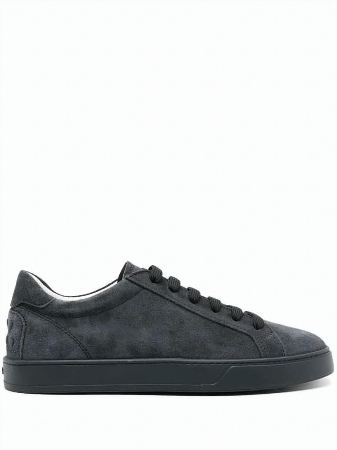 Suede Low-Top Sneakers With Leather Interior