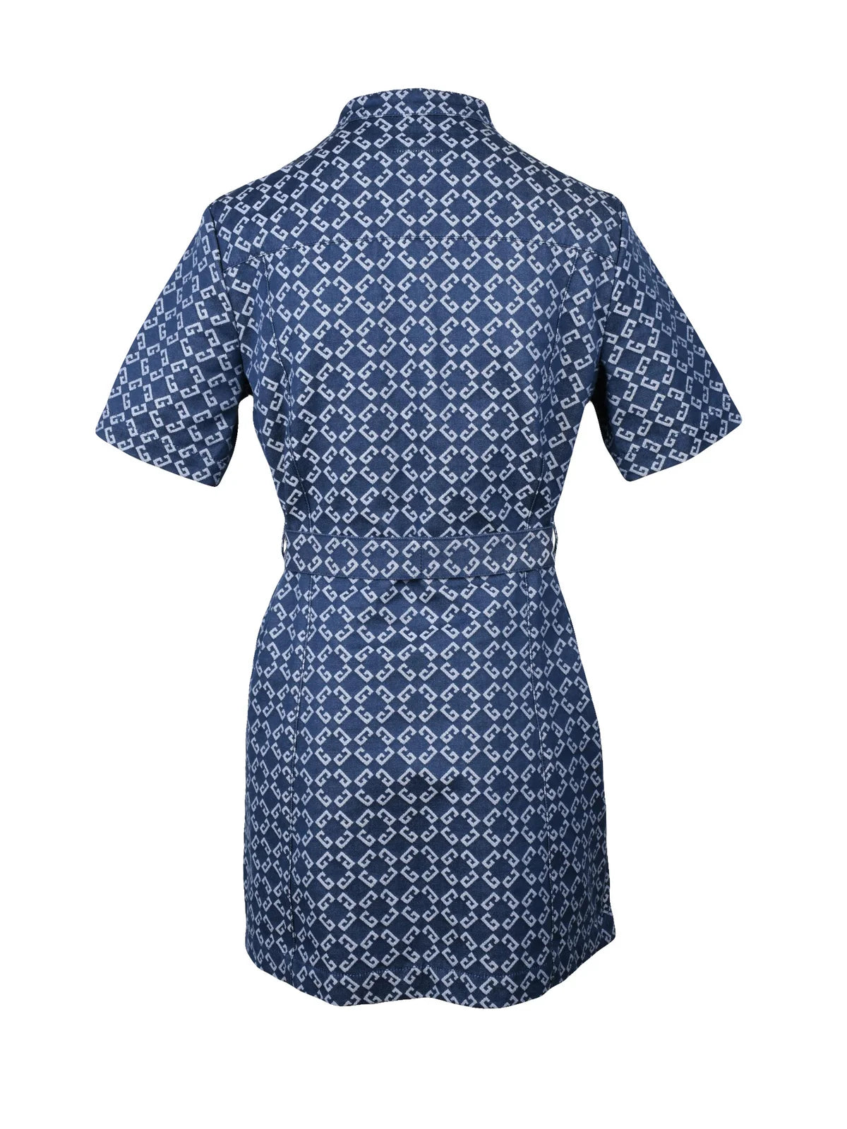 Denim Shirt Dress - Blue