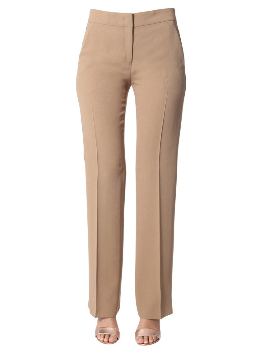 Straight-Leg Tailored Pants