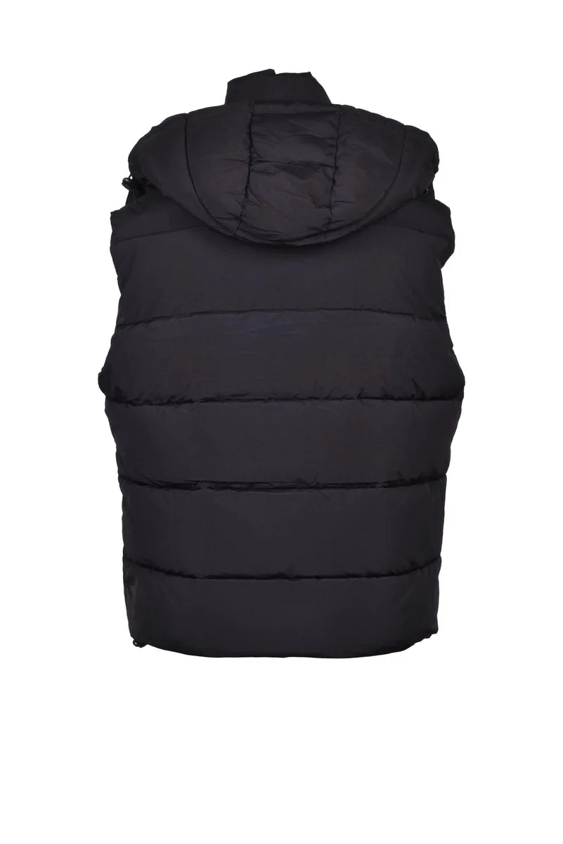 Black Padded Gilet Men